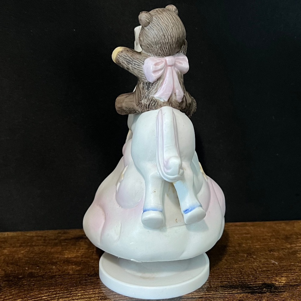 Bear Riding Unicorn Rotating Music Box - Picture 7 of 12